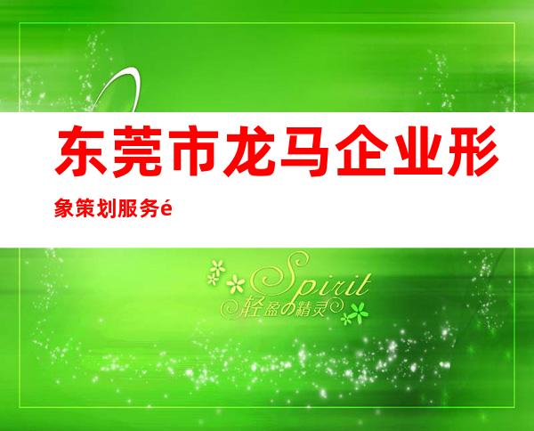东莞市龙马企业形象策划服务部