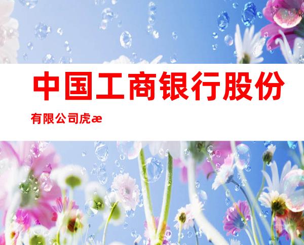 中国工商银行股份有限公司虎林东方红支行