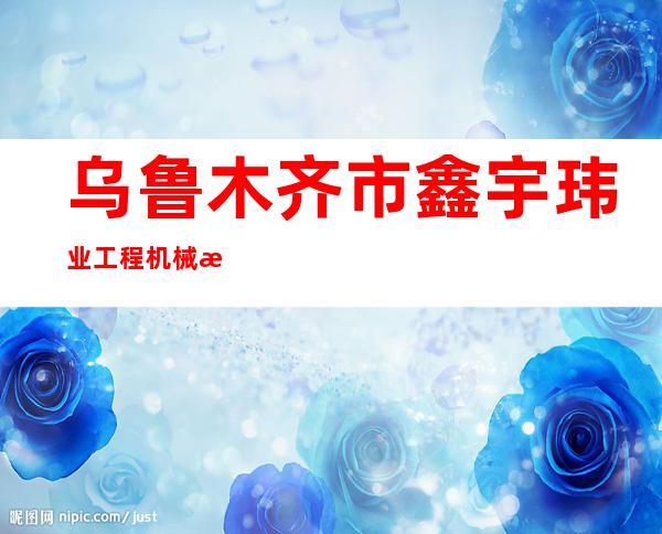 乌鲁木齐市鑫宇玮业工程机械有限公司