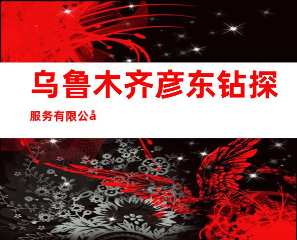 乌鲁木齐彦东钻探服务有限公司