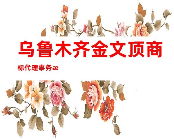 乌鲁木齐金文顶商标代理事务所有限公司