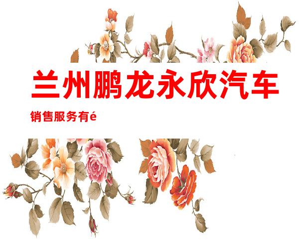 兰州鹏龙永欣汽车销售服务有限公司