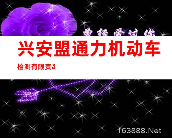兴安盟通力机动车检测有限责任公司