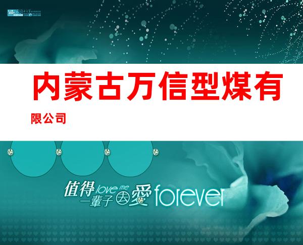 内蒙古万信型煤有限公司
