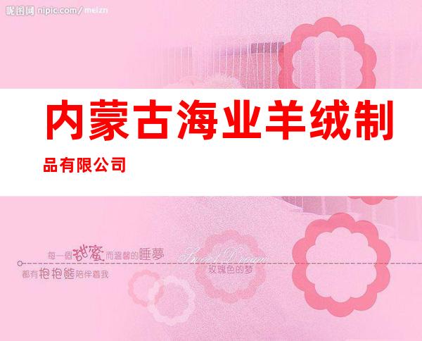 内蒙古海业羊绒制品有限公司