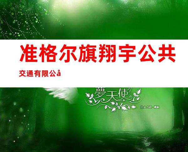 准格尔旗翔宇公共交通有限公司