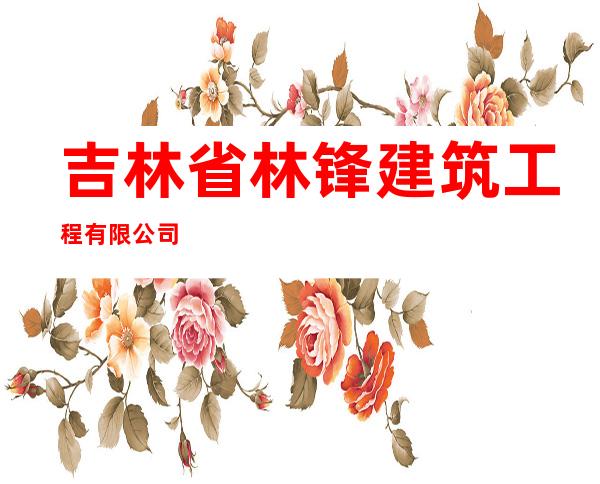 吉林省林锋建筑工程有限公司