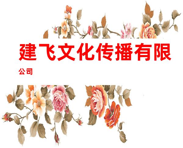 建飞文化传播有限公司