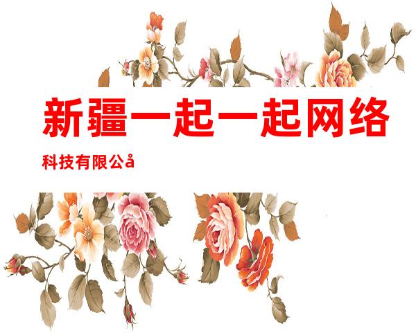 新疆一起一起网络科技有限公司