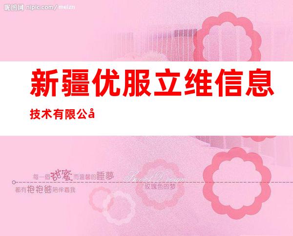 新疆优服立维信息技术有限公司