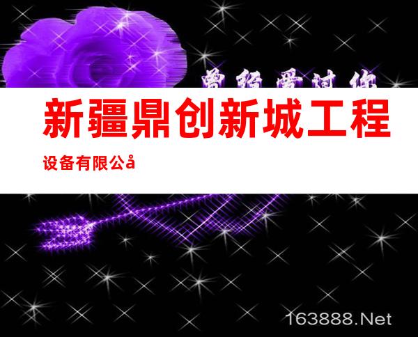 新疆鼎创新城工程设备有限公司