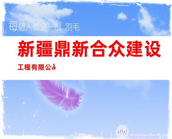 新疆鼎新合众建设工程有限公司