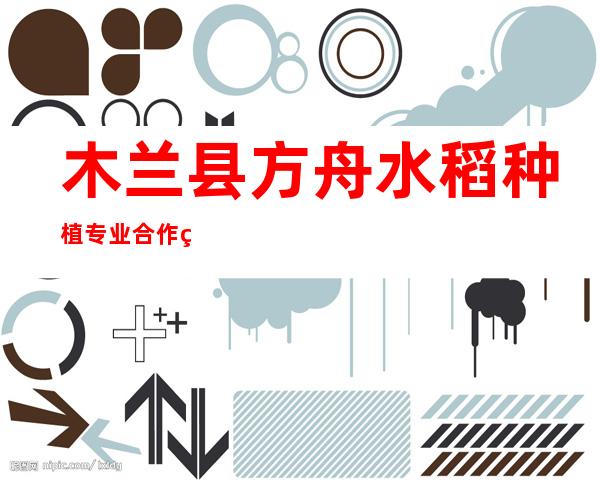 木兰县方舟水稻种植专业合作社