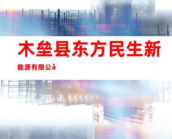 木垒县东方民生新能源有限公司