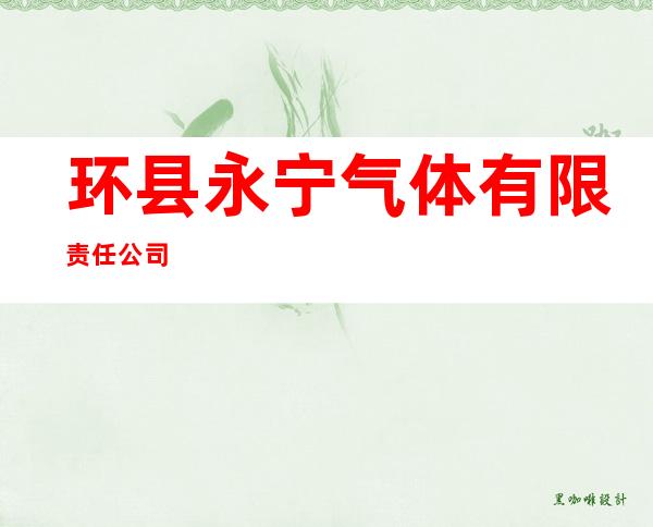 环县永宁气体有限责任公司