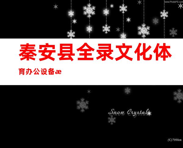 秦安县全录文化体育办公设备有限公司
