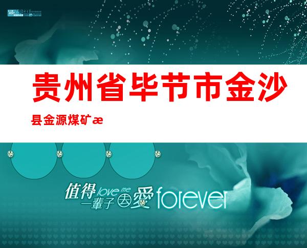 贵州省毕节市金沙县金源煤矿有限责任公司