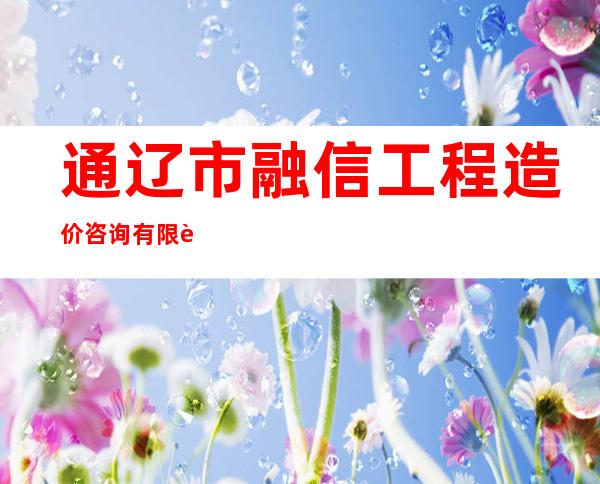 通辽市融信工程造价咨询有限责任公司