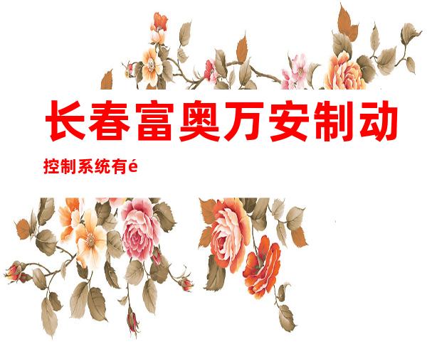 长春富奥万安制动控制系统有限公司